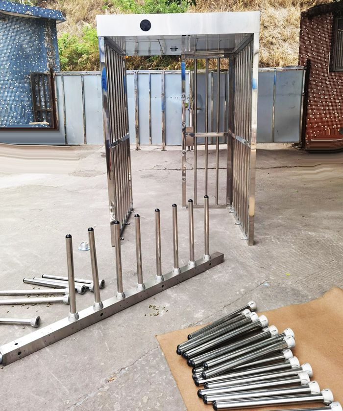 Bi-directional two-way pedestrian door access control disassembled portable full height tripod barrier turnstile gate