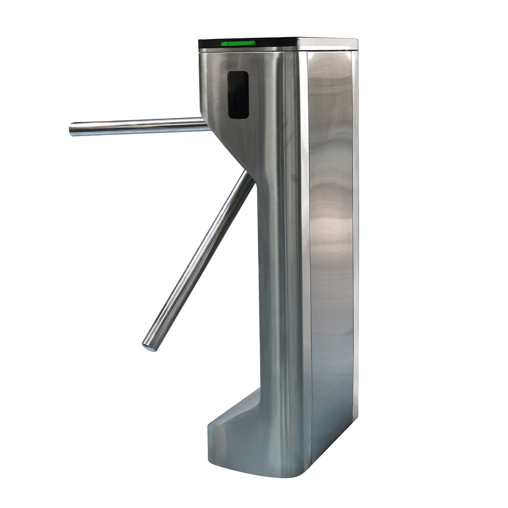 Waterproof Pedestrian Security Bi Direction Semi Automatic Tripod Turnstile Mechanism Vertical Turnstile Gate Arm Barrier