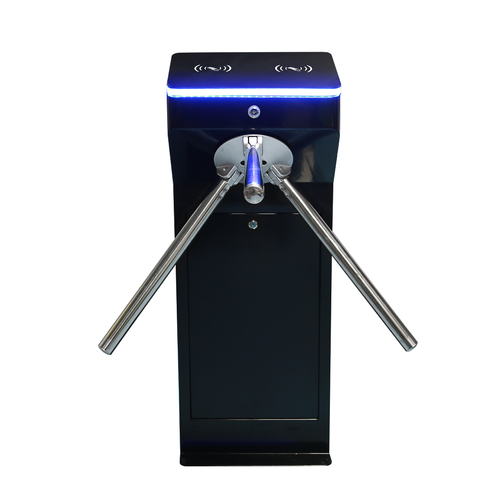 Luxury Vertical Semi-Automatic Tripod Turnstile Security Drop Arm Turnstiles Gate