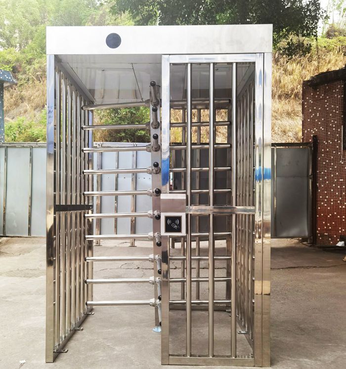 Bi-directional two-way pedestrian door access control disassembled portable full height tripod barrier turnstile gate