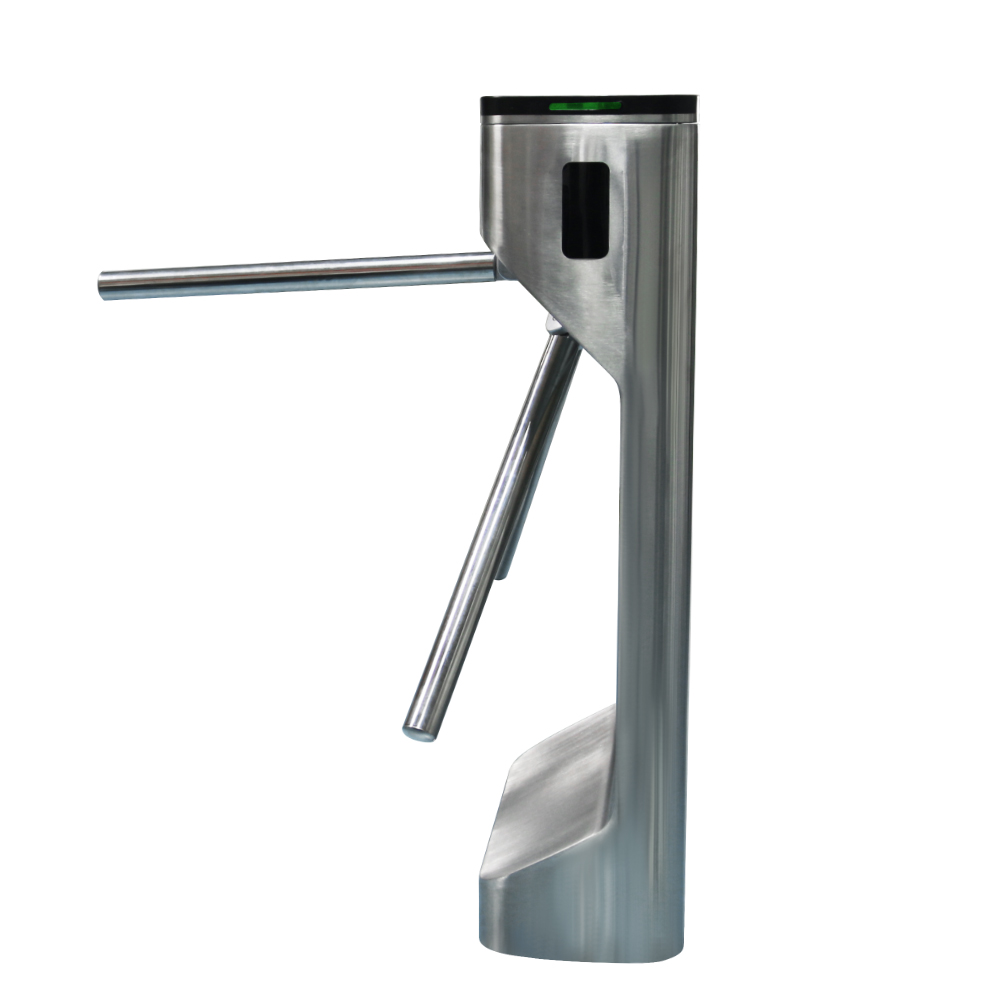 Waterproof Pedestrian Security Bi Direction Semi Automatic Tripod Turnstile Mechanism Vertical Turnstile Gate Arm Barrier