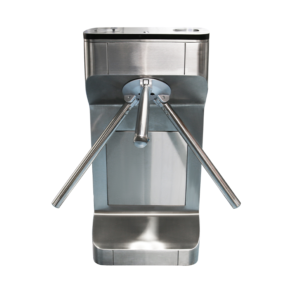 Waterproof Pedestrian Security Bi Direction Semi Automatic Tripod Turnstile Mechanism Vertical Turnstile Gate Arm Barrier