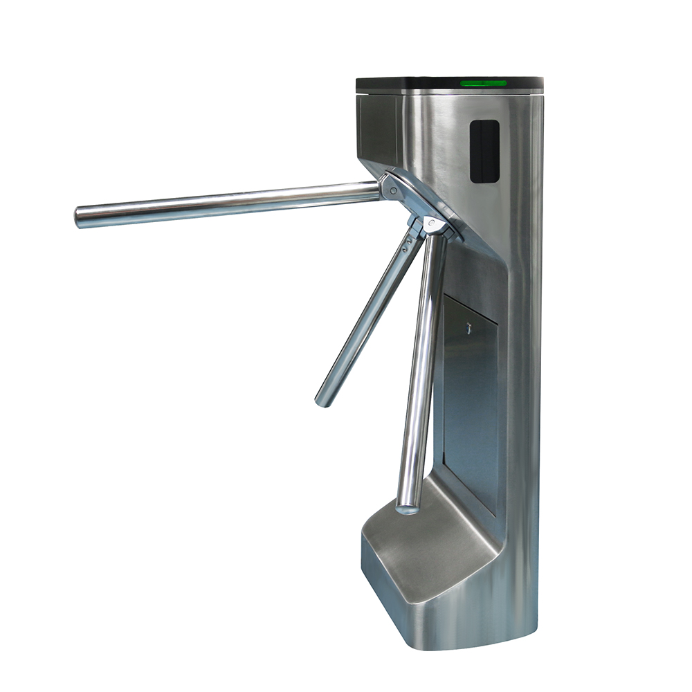 Waterproof Pedestrian Security Bi Direction Semi Automatic Tripod Turnstile Mechanism Vertical Turnstile Gate Arm Barrier