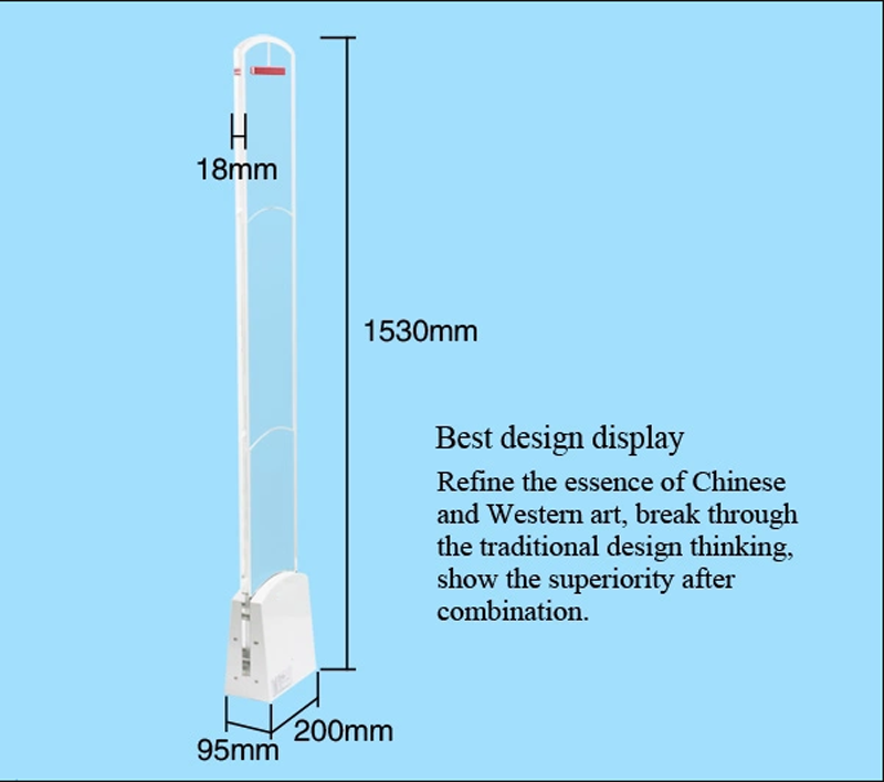 EAS am security system MONO AM 58khz gate , acrylic antenna