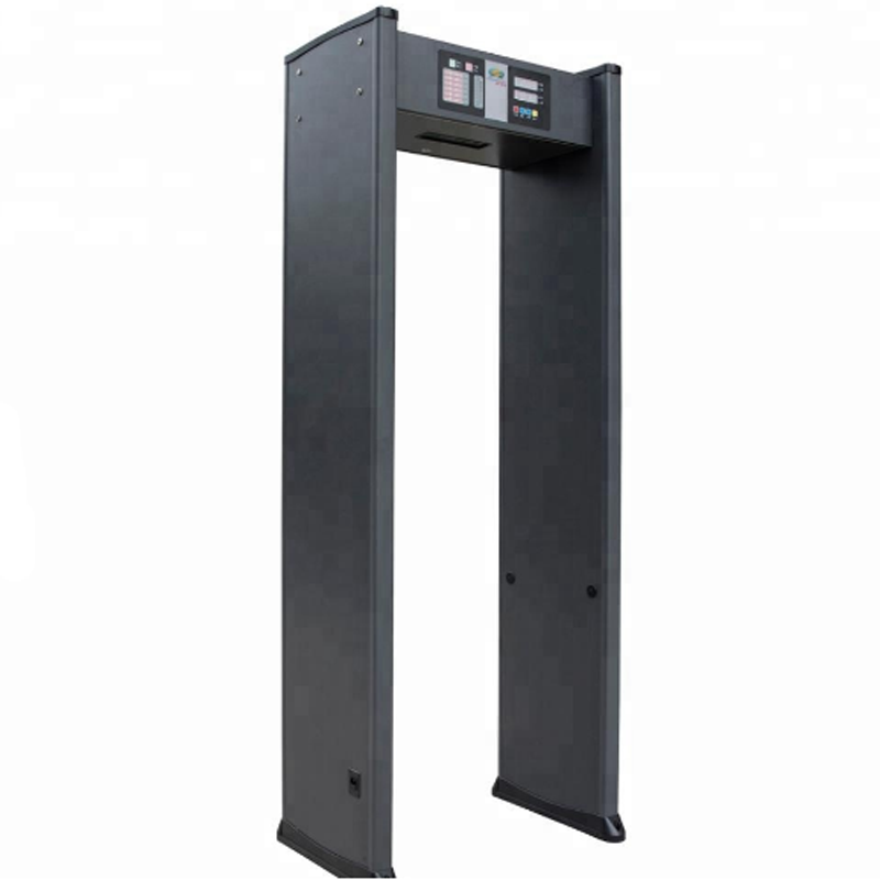 Digital touch screen security door frame walk trough gate metal detector