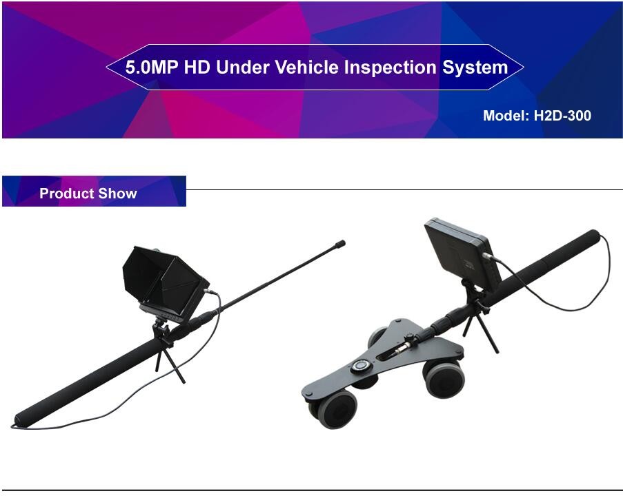 Hot Sell 5.0MP1080P Full HD Digital Car Security Checking Mirror Portable Telescopic Pole Camera Under Vehicle Inspection System