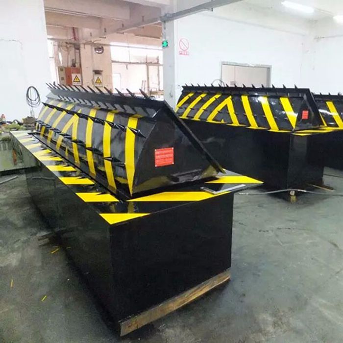 2023 hot selling type IP68 waterproof automatic road parking barricades hydraulic road blocker traffic equipment