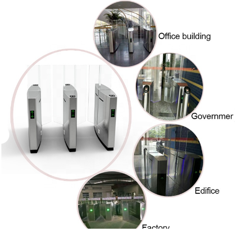 Automatic Access Control Speed Swing Gate Turnstile Sliding Barrier with Servo Motor