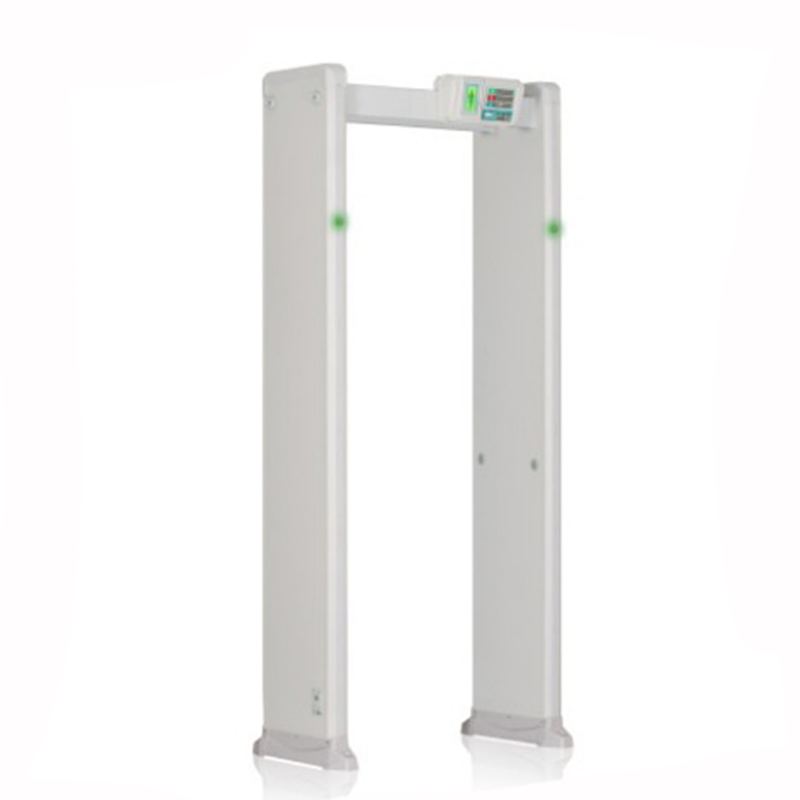 Walk through full body safety checking gate SE-600T 6 zones door frame metal detector for sale.