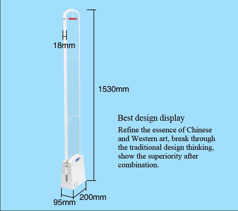 EAS am security system MONO AM 58khz gate , acrylic antenna