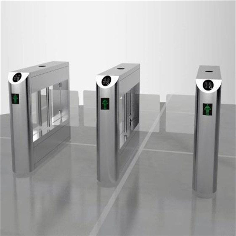 Automatic sliding gate access control barrier security system pedetrian swing turnstile office building swing