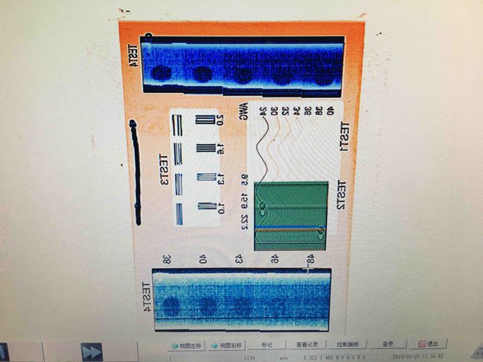 Customs use detecting contraband crisis baggage scanner x-ray screening inspection machine TS-7555