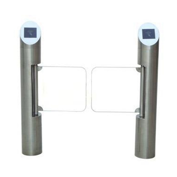 304 Stainless Steel Automatic Pedestrian simple supermarket swing turnstile barriers