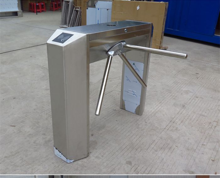 Factory Price Bridge Style Semi-automatic Tripod Turnstile Gate with Access Control