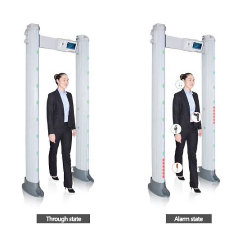 6 zones door frame archway walk through metal detector price