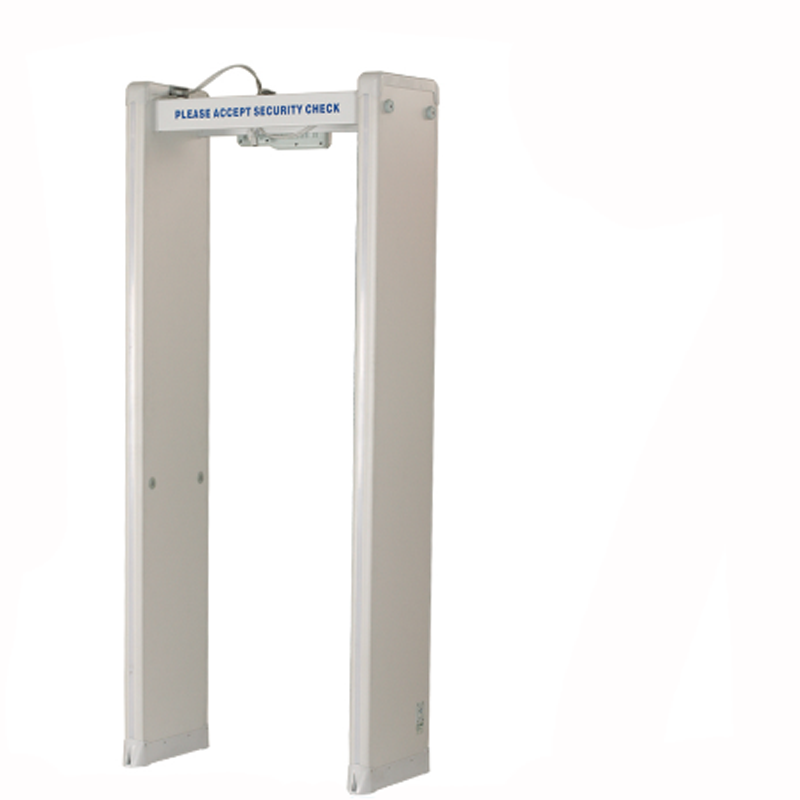 Walk through full body safety checking gate SE-600T 6 zones door frame metal detector for sale.