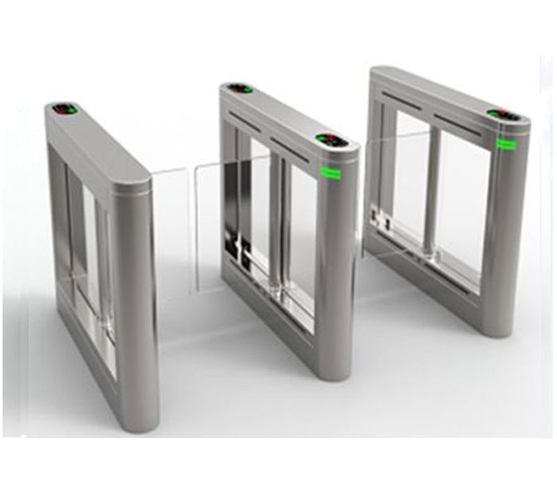 Automatic sliding gate access control barrier security system pedetrian swing turnstile office building swing