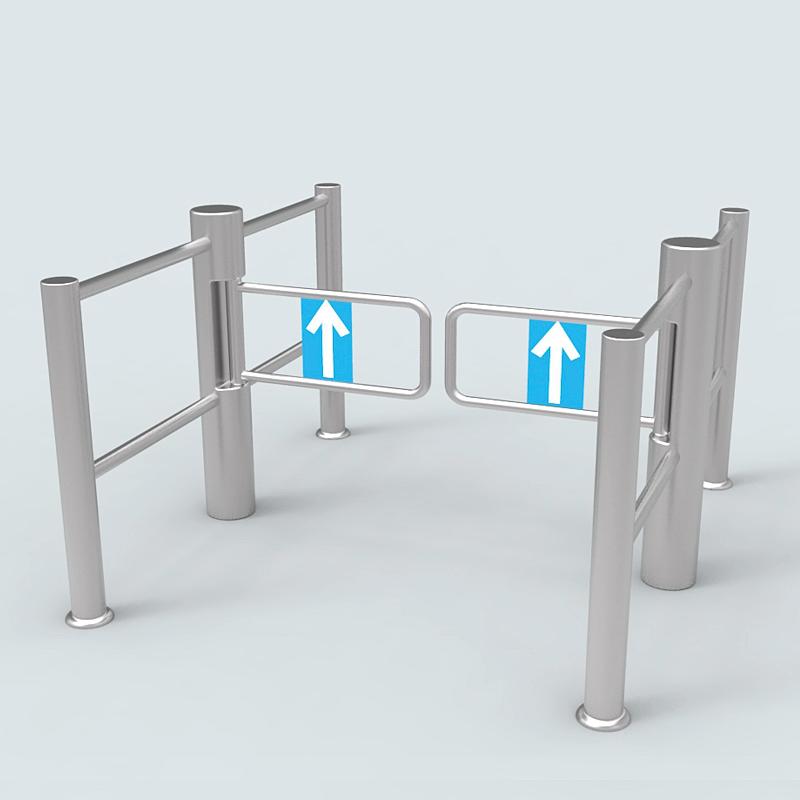 Access Control  Full Height Barrier Swing Turnstile Gate for Supermarket