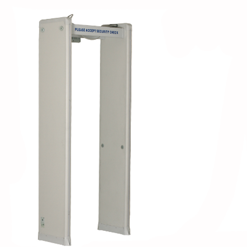 Walk through full body safety checking gate SE-600T 6 zones door frame metal detector for sale.