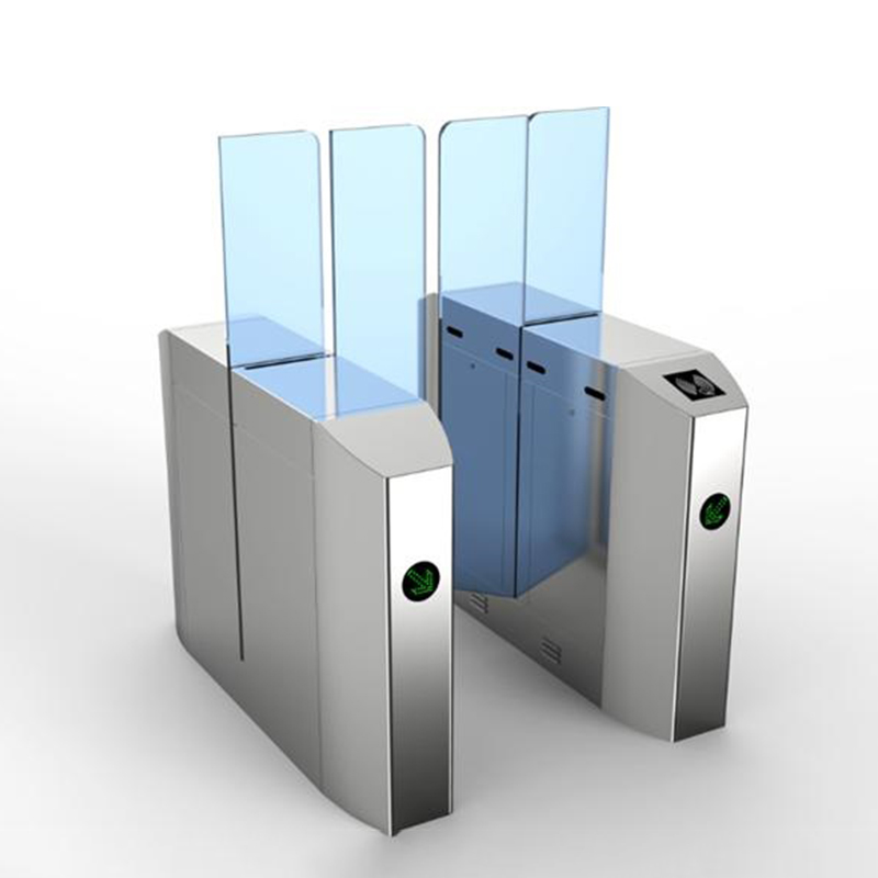 Door access control system  Sliding turnstile gate by swiping card rfid HZ-1282