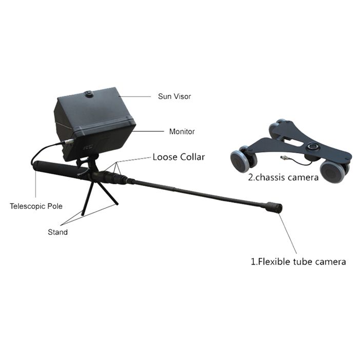 Recordable handheld under vehicle explosive scanning system V4D