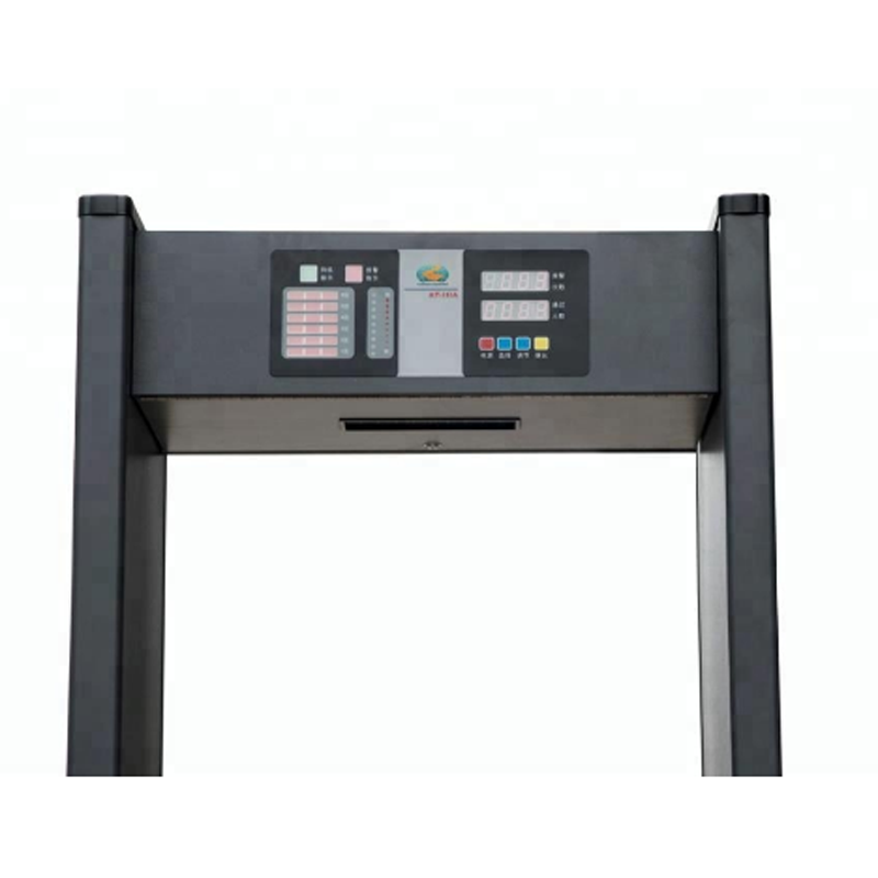 Digital touch screen security door frame walk trough gate metal detector