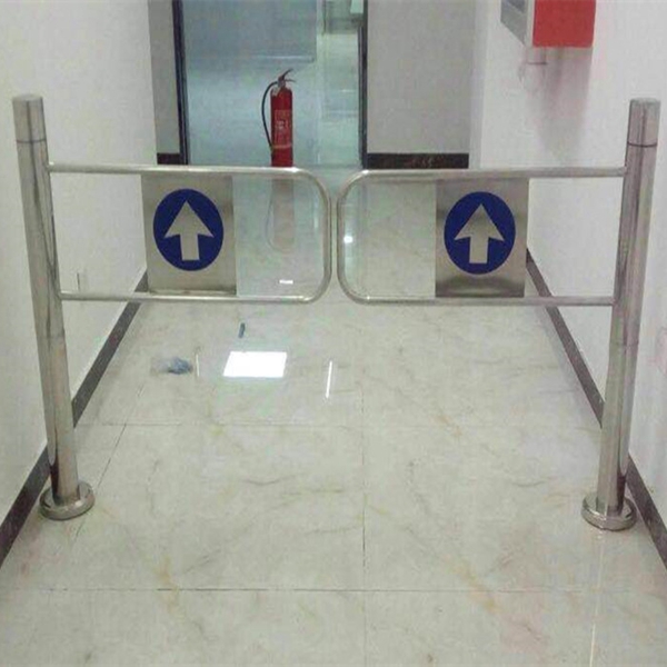 304 Stainless Steel Automatic Pedestrian simple supermarket swing turnstile barriers