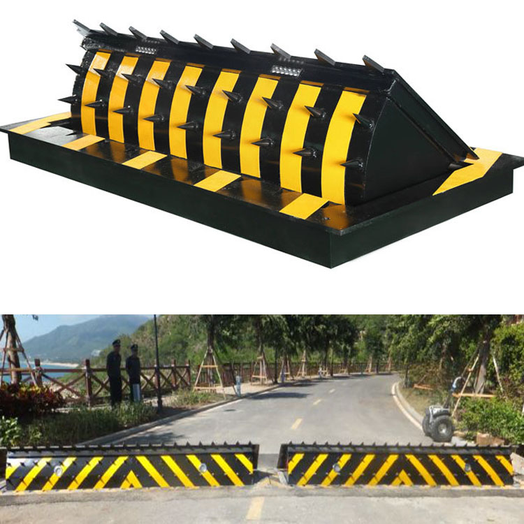 2023 hot selling type IP68 waterproof automatic road parking barricades hydraulic road blocker traffic equipment