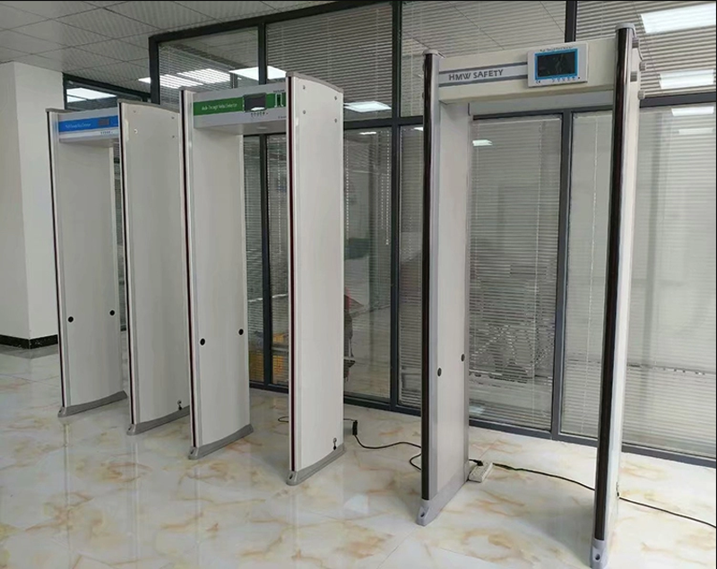 walk through metal detector door frame metal detector with 7 inch LCD color screen