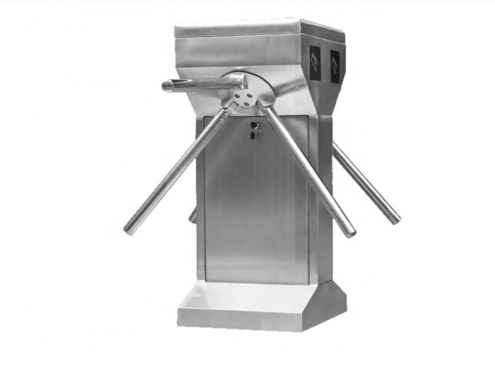 Semi-automatic Drop Arm Tripod Turnstile Mechanism Gate with Double Chips