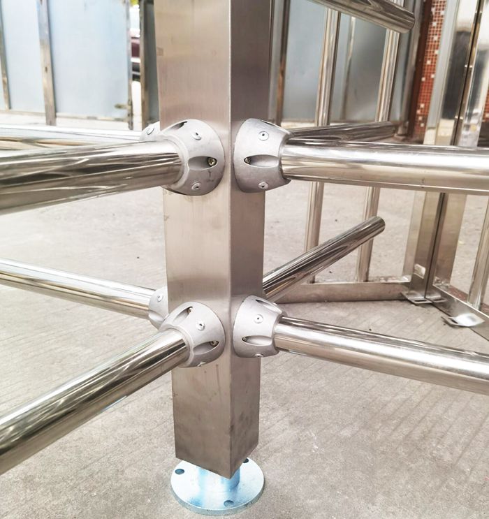 Bi-directional two-way pedestrian door access control disassembled portable full height tripod barrier turnstile gate