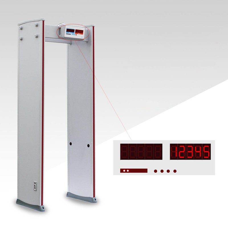 Multi-zones Walk through metal detector Security Metal / Weapons Detection for airport security scanner