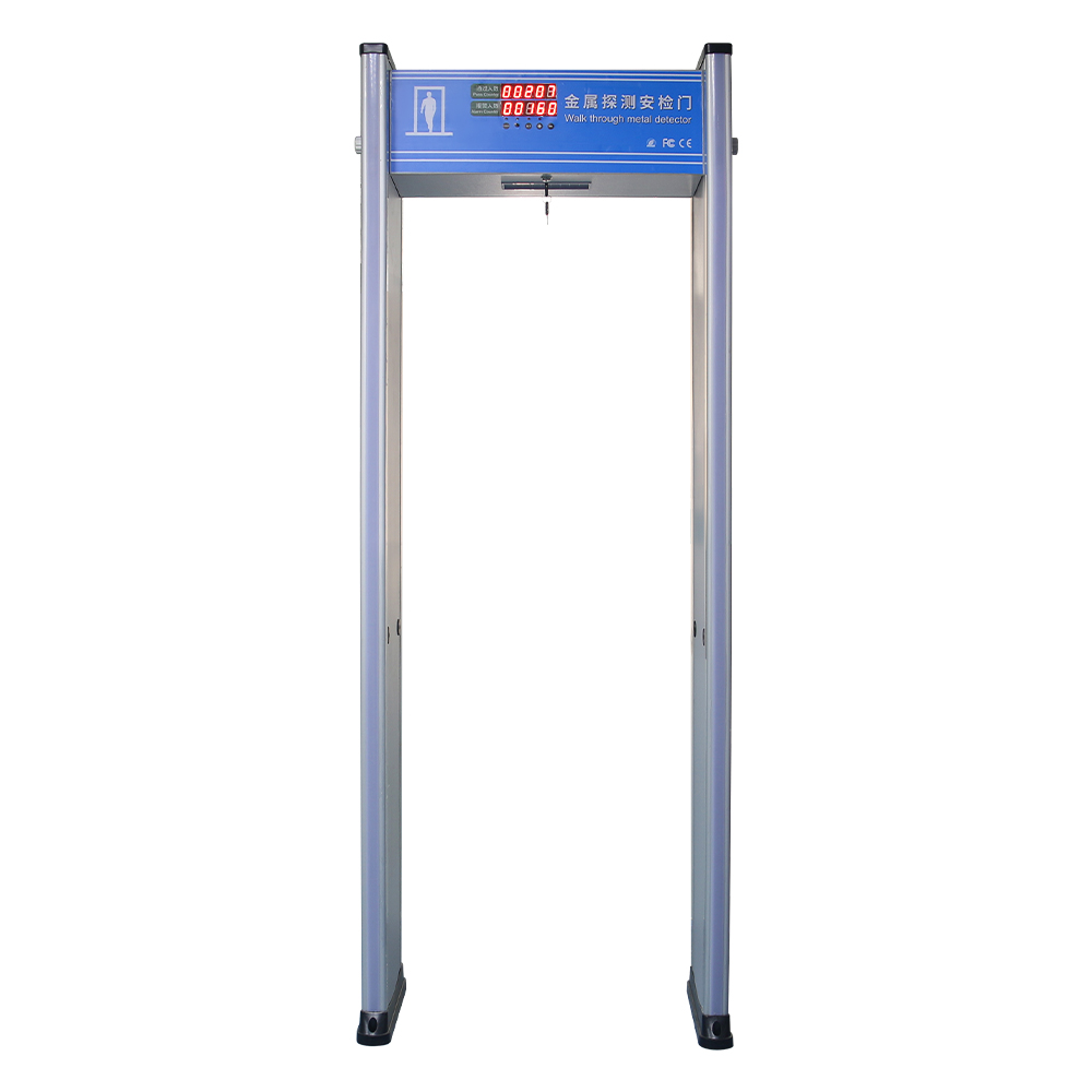 Metal screening gate 6/12/18/24/33 detecting zones walk through metal detector with remote control